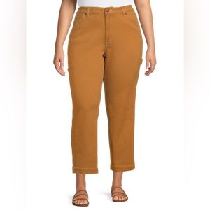 Women’s No Boundaries Juniors' Plus Size High Rise Carpenter Pants